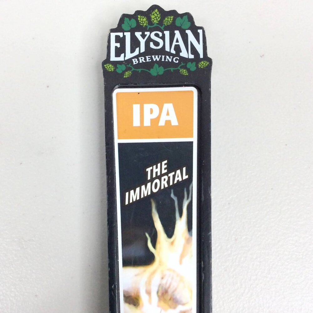 Elysian Brewing‎ Beer Tap Handle Night Owl Pumpkin Ale The Immortal IPA 11" Tall - Picture 2 of 12
